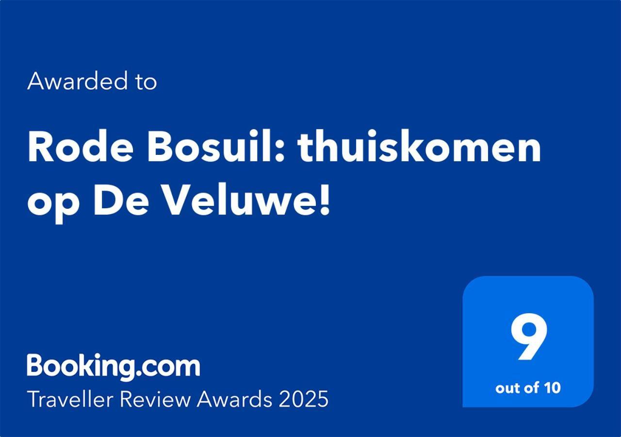 Rode Bosuil: Thuiskomen Op De Veluwe! Otterlo Bagian luar foto